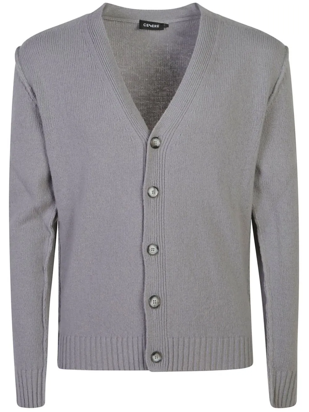 Cardigan con bottoni Cenere