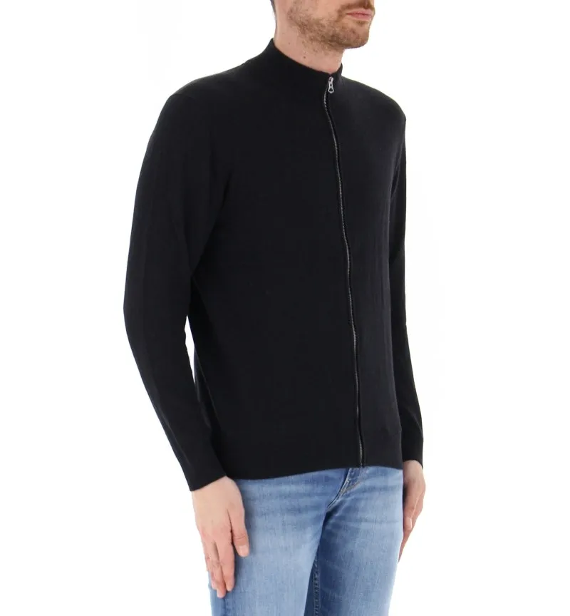 Cardigan con zip