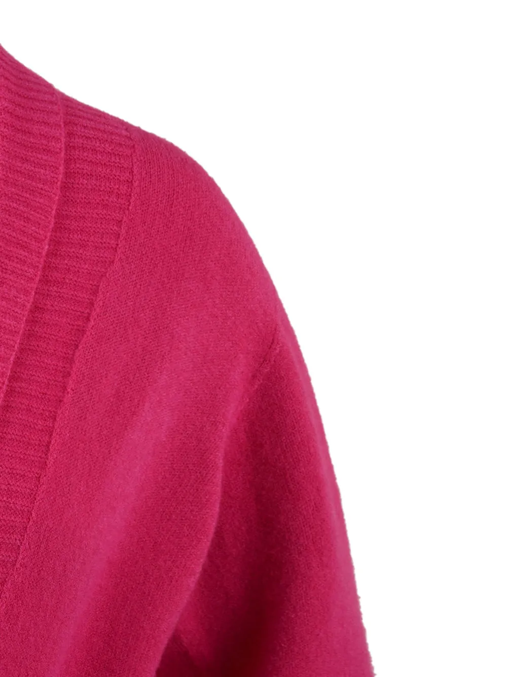 Cardigan Donna granato con tasche