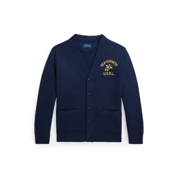 Cardigan in felpa con grafica
