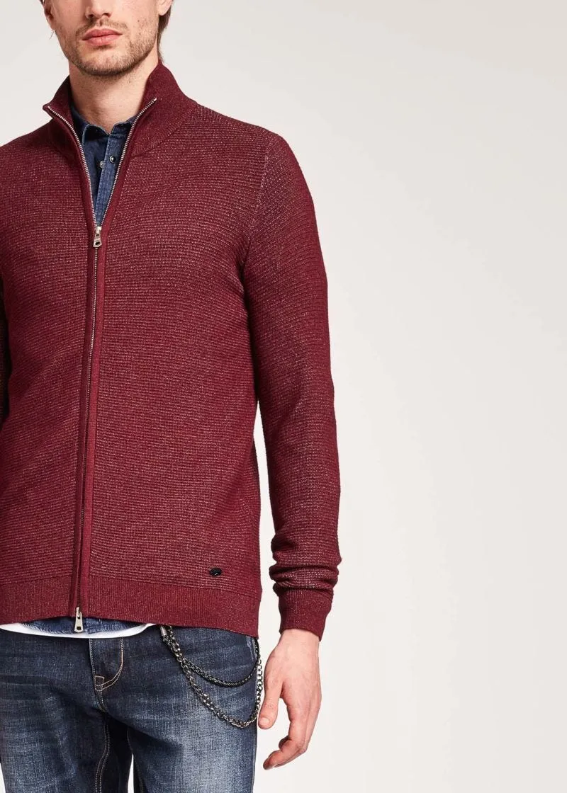 Cardigan in viscosa vanisé