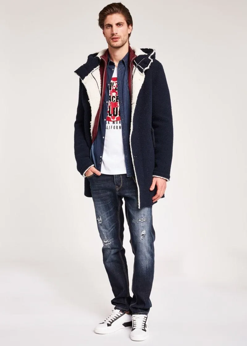Cardigan in viscosa vanisé