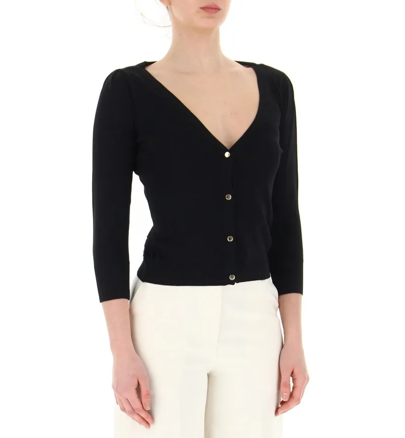 Cardigan in viscosa