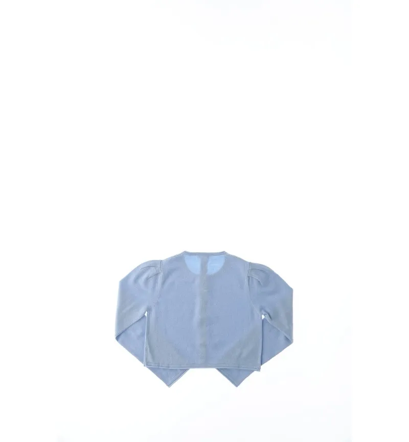 Cardigan maniche sbuffo