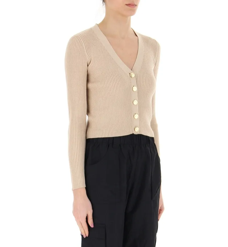 Cardigan misto seta