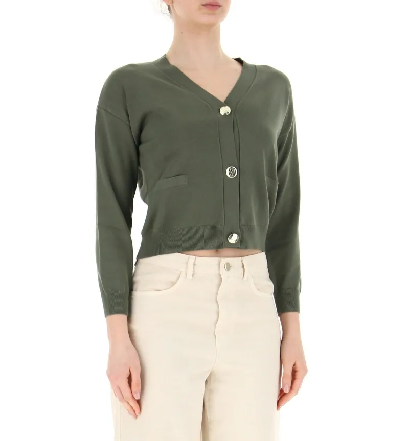 Cardigan misto viscosa