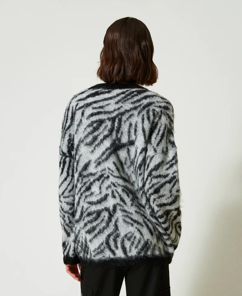 Cardigan MYFO jacquard animalier