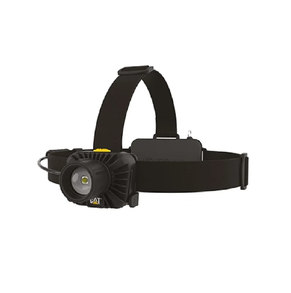 Caterpillar CAT LIGHT CT4305 - Lampada frontale ricaricabile focalizzabile 800 Lumen tecnologia CREE LED con ricarica USB