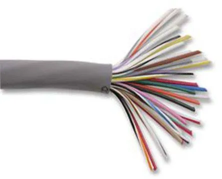 Cavo industriale multipolare non schermato a 30 cond. 0,35 mm², 22 AWG, 300 V, Ø9.78mm, L. 30m