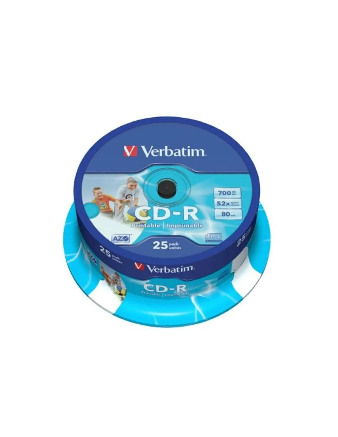 CD-R Verbatim    700 MB 52x 25 pcs 25 Unità 700 MB 52x