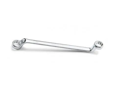 CHIAVI POLIGONALI DOPPIE CURVE PROFONDE CROMATE 90 22X24