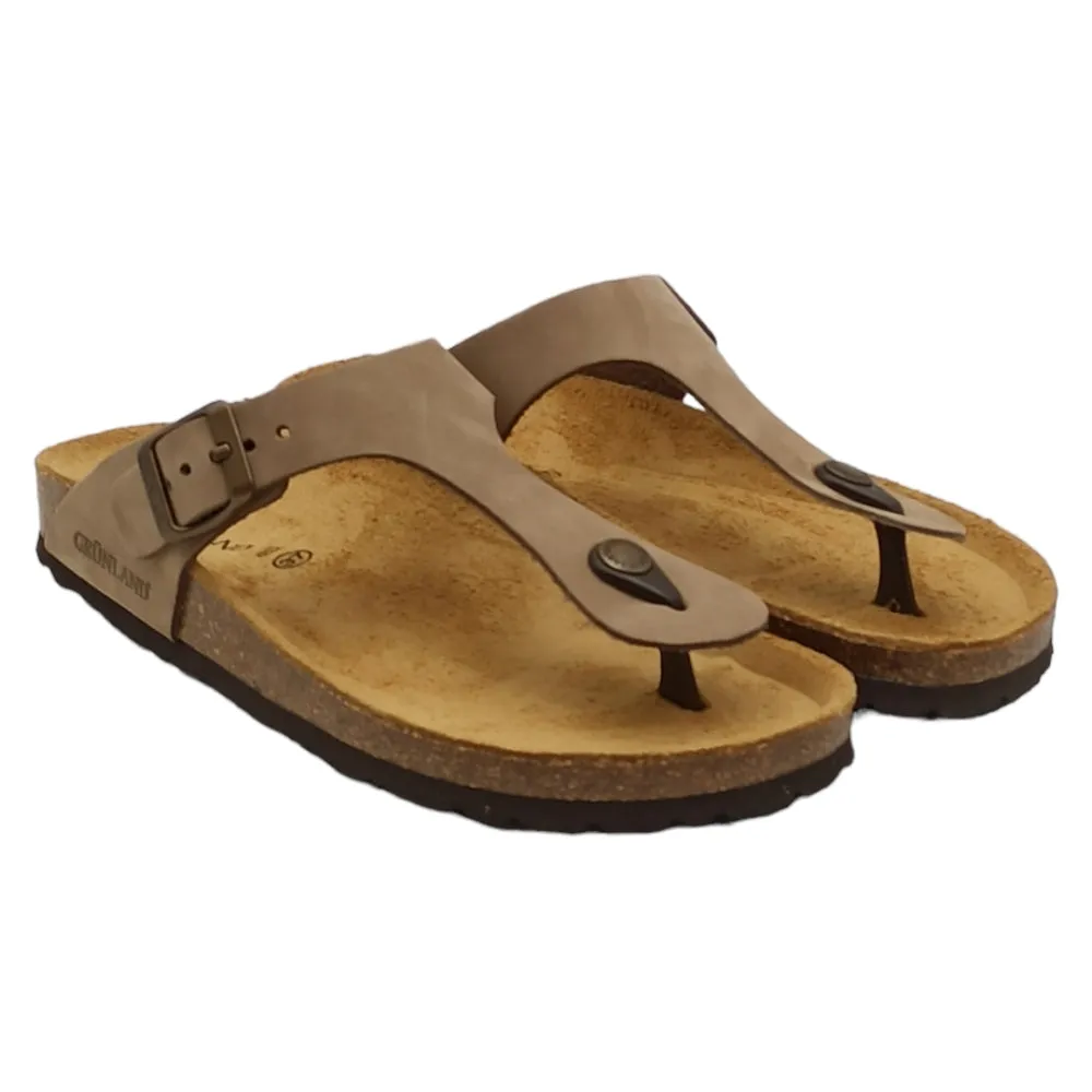 Ciabatta Donna Infradito GRUNLAND CB0001 40SARA Marrone