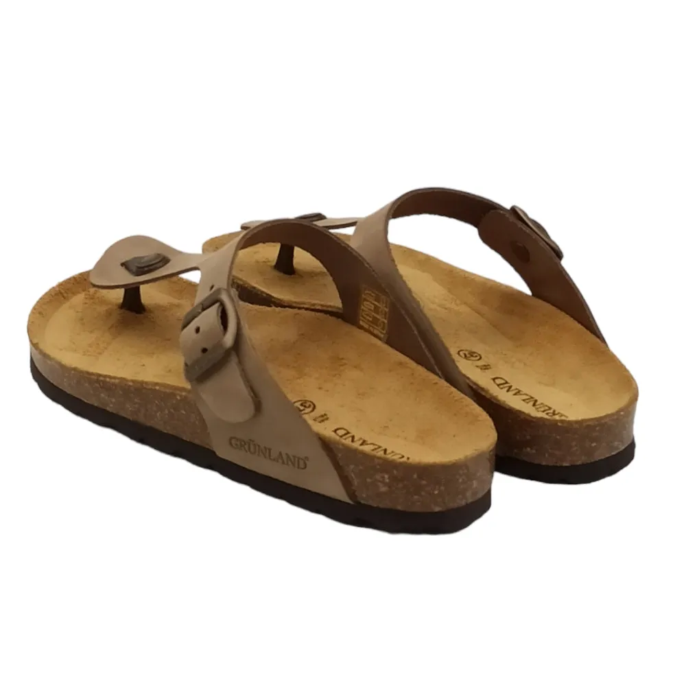 Ciabatta Donna Infradito GRUNLAND CB0001 40SARA Marrone