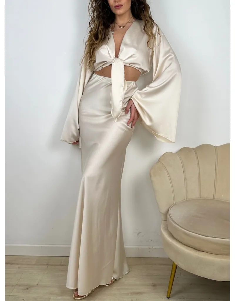 CO ORD SET JELL CHAMPAGNE