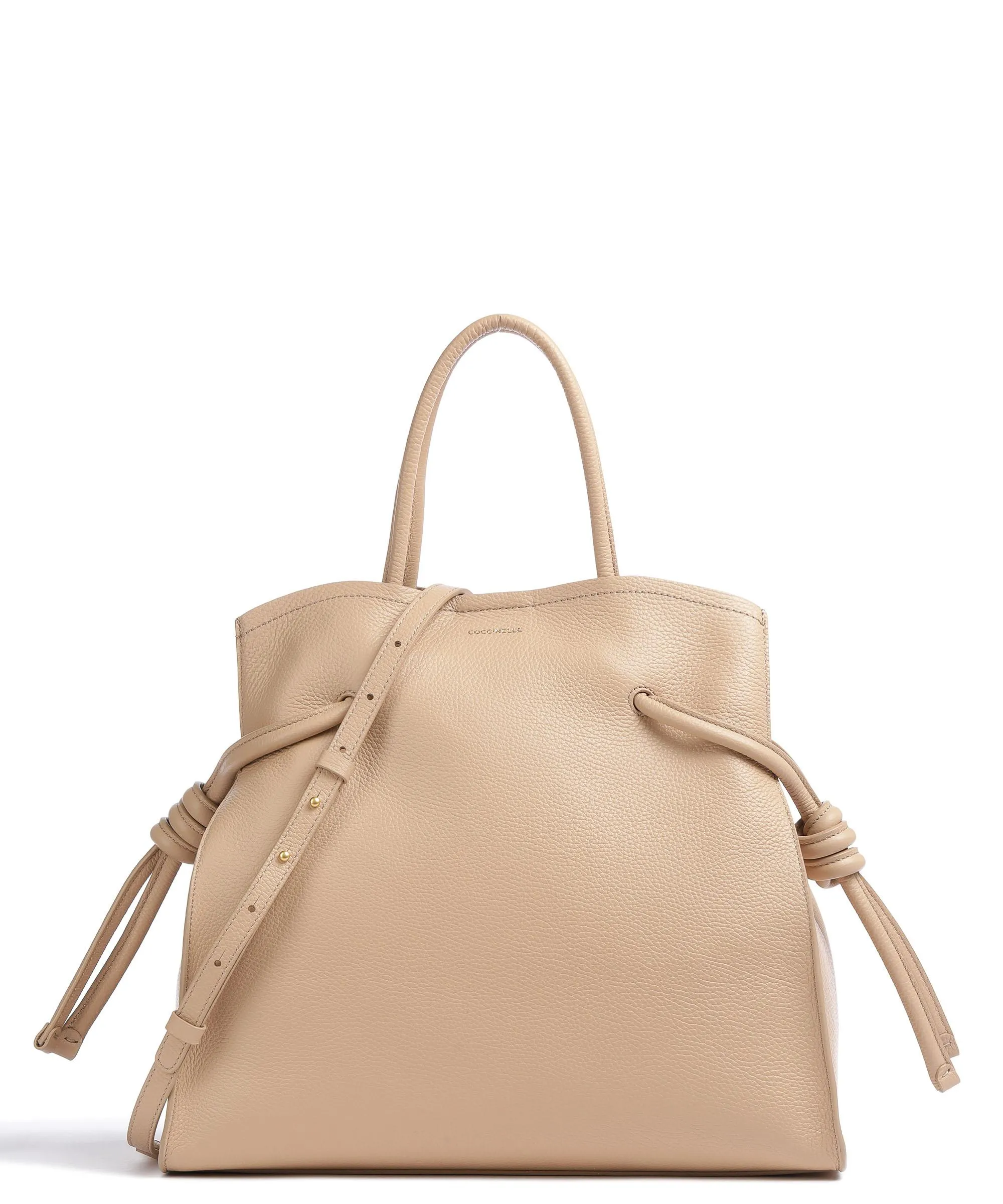  Coccinelle Allure Borsa shopper pelle granulata beige  