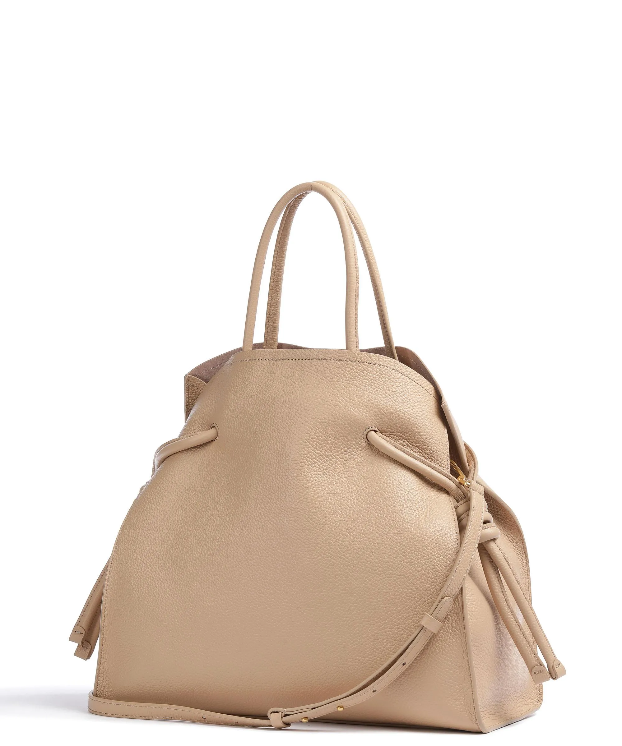  Coccinelle Allure Borsa shopper pelle granulata beige  