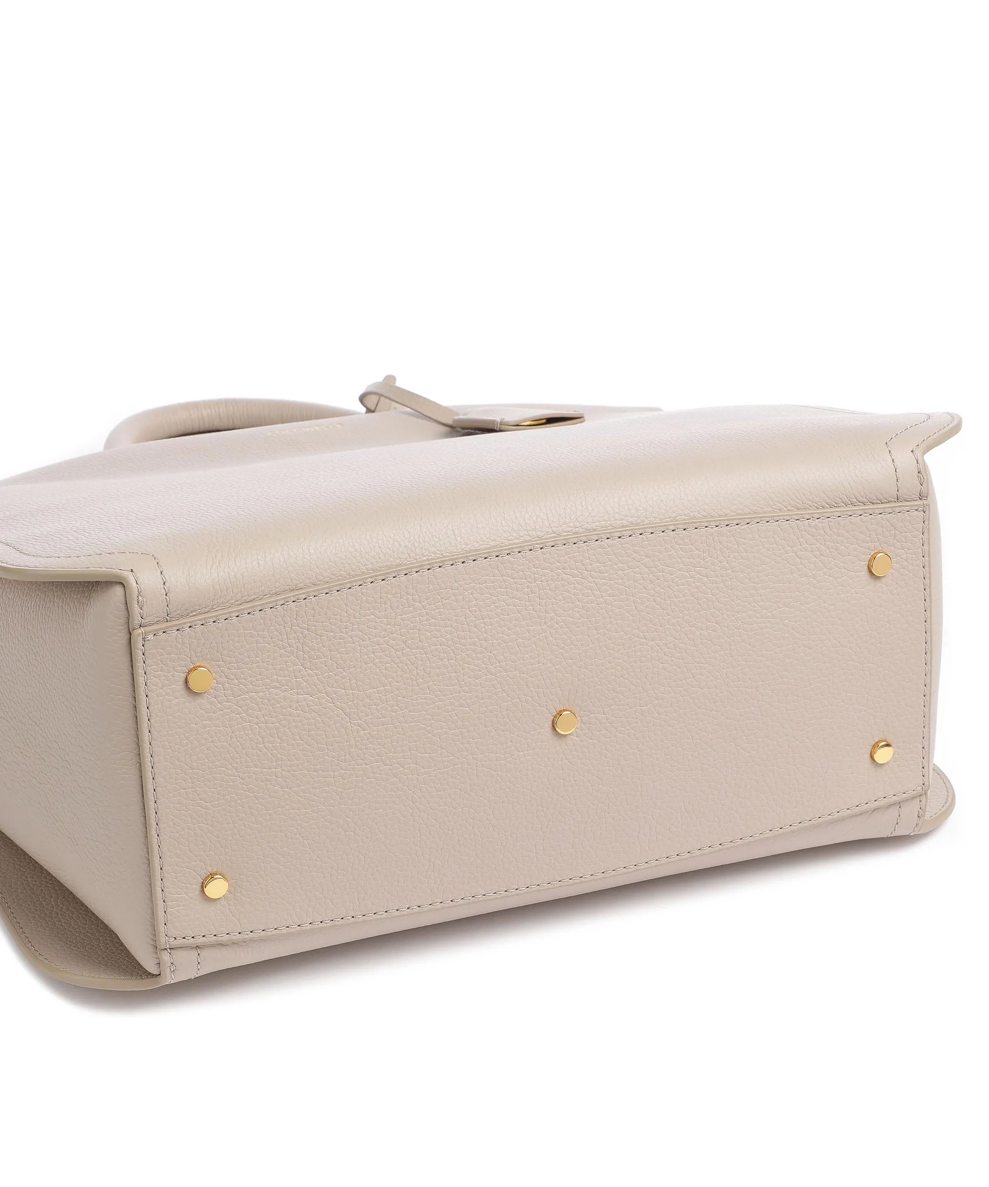  Coccinelle Blue Borsa a mano pelle granulata powder  