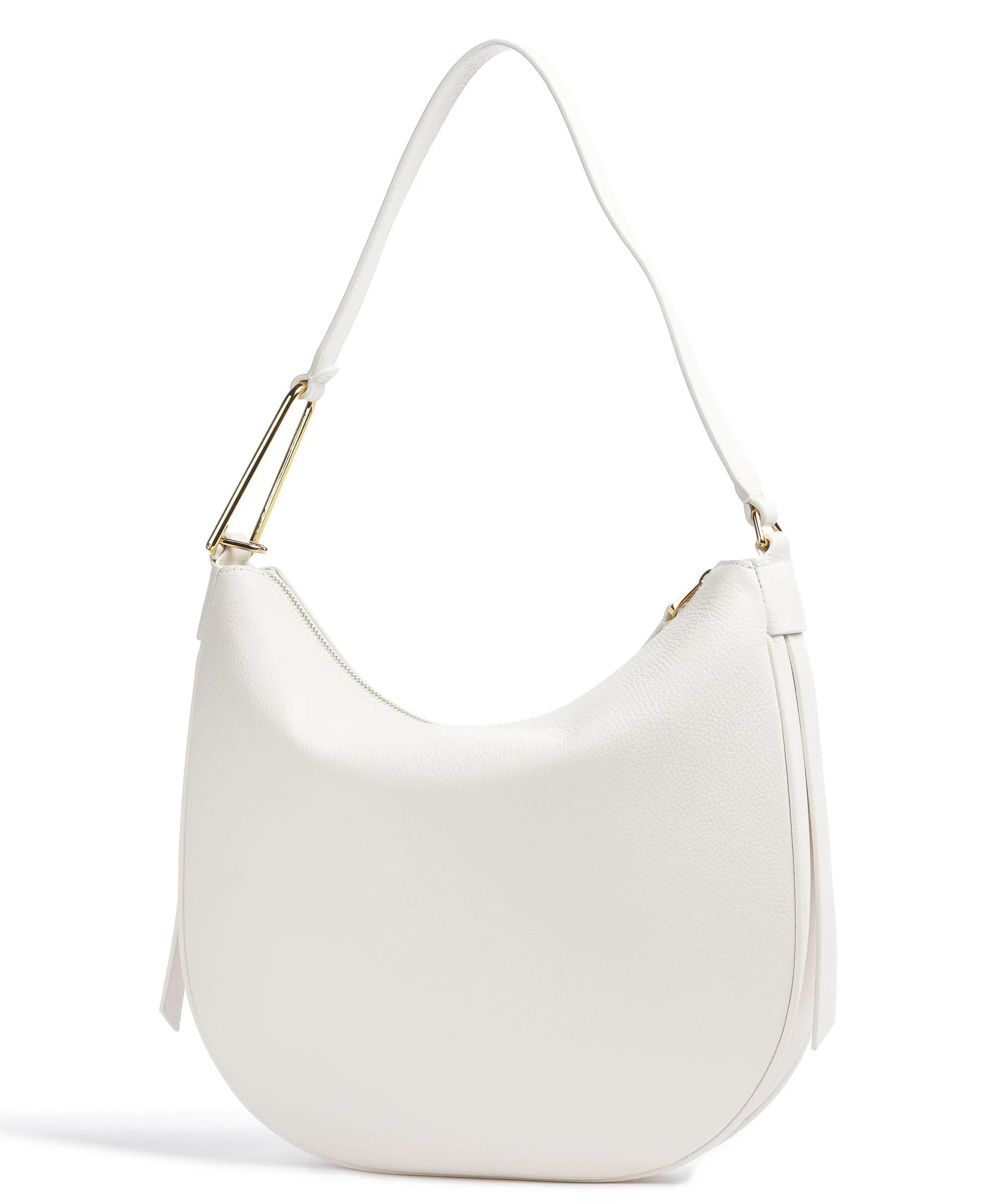  Coccinelle Priscilla Borsa hobo pelle granulata avorio  