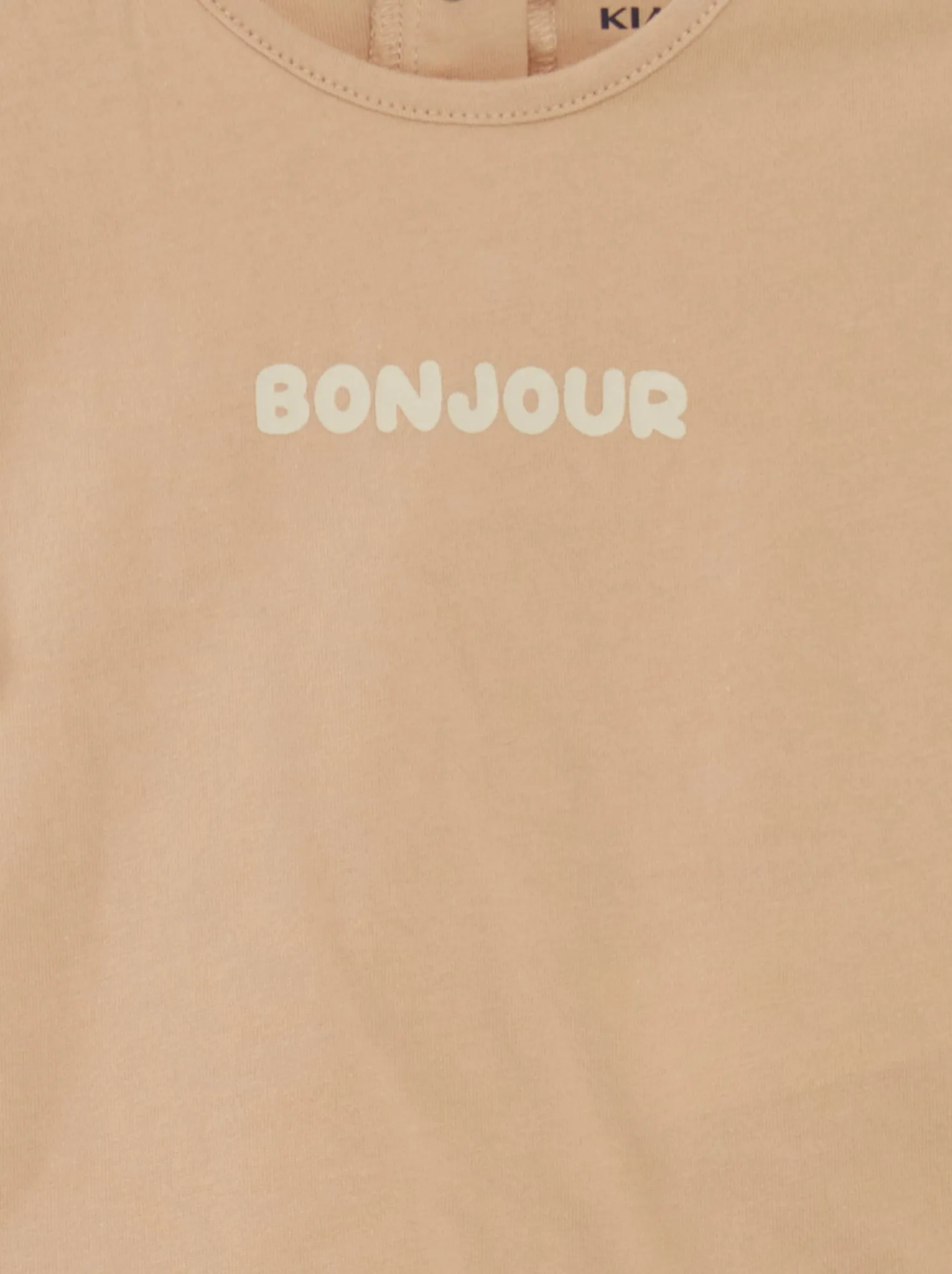 Completo t-shirt + pantaloni paperbag - BEIGE