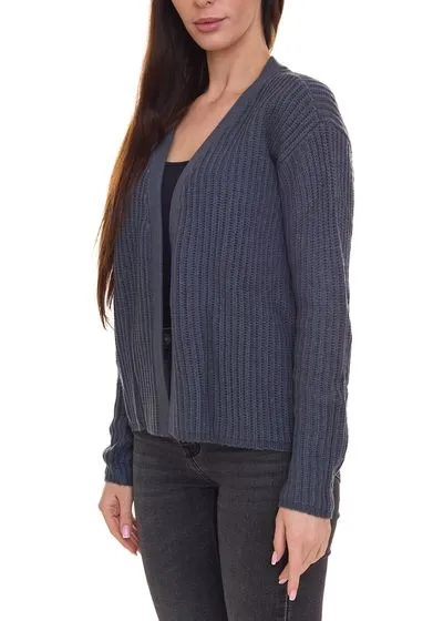 Confezione da 2 cardigan da donna in vernice BOYENS S, cardigan in maglia senza chiusura 42087058 blu