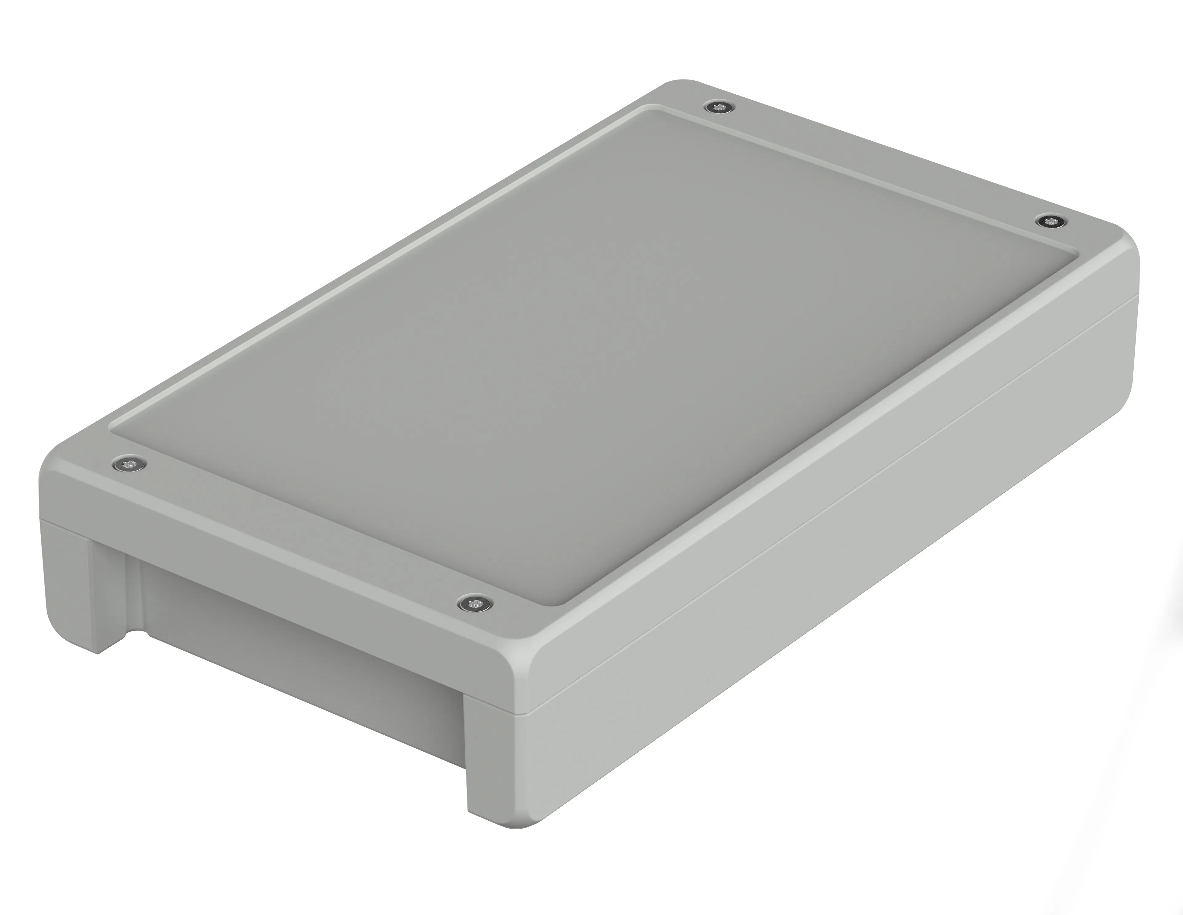 Contenitore generico Bopla in Alluminio 299 x 173 x 60mm, col. Grigio chiaro, IP69, schermato