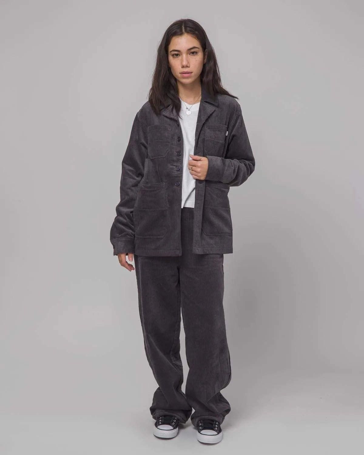 Corduroy Chore Jacket Blue Graphite