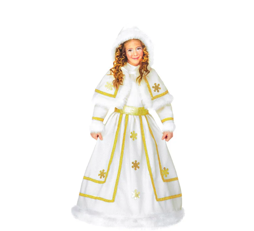 Costume da principessa russa della neve per bambina