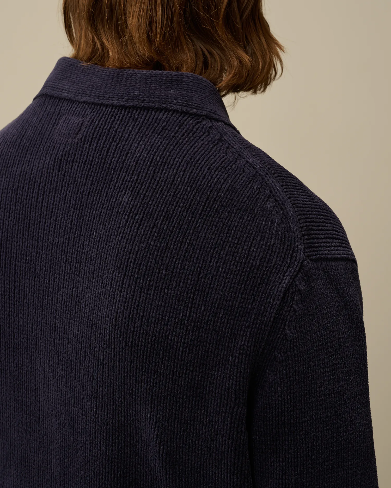 Cotton Chenille Buttoned Cardigan