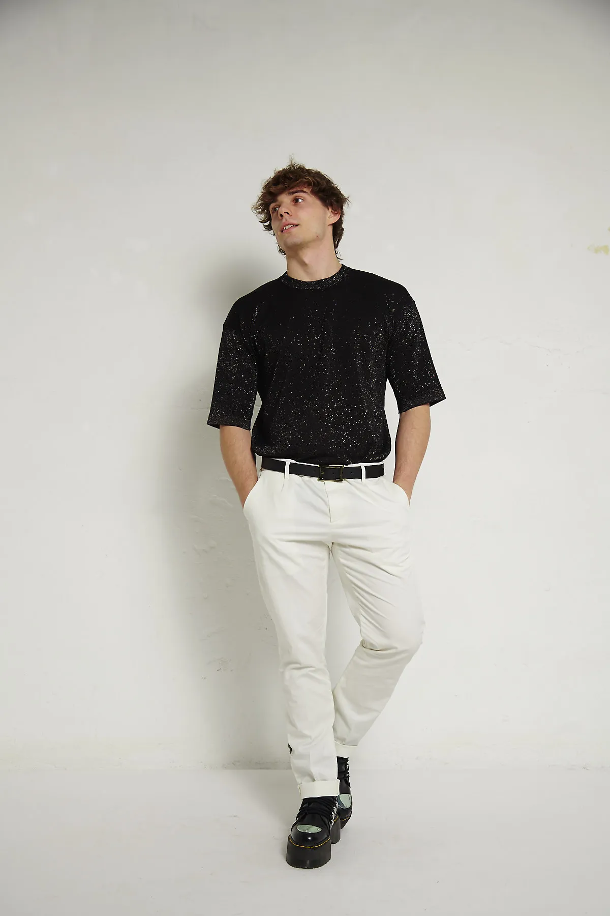 DONDUP Pantalone GAUBERT PINCES avorio