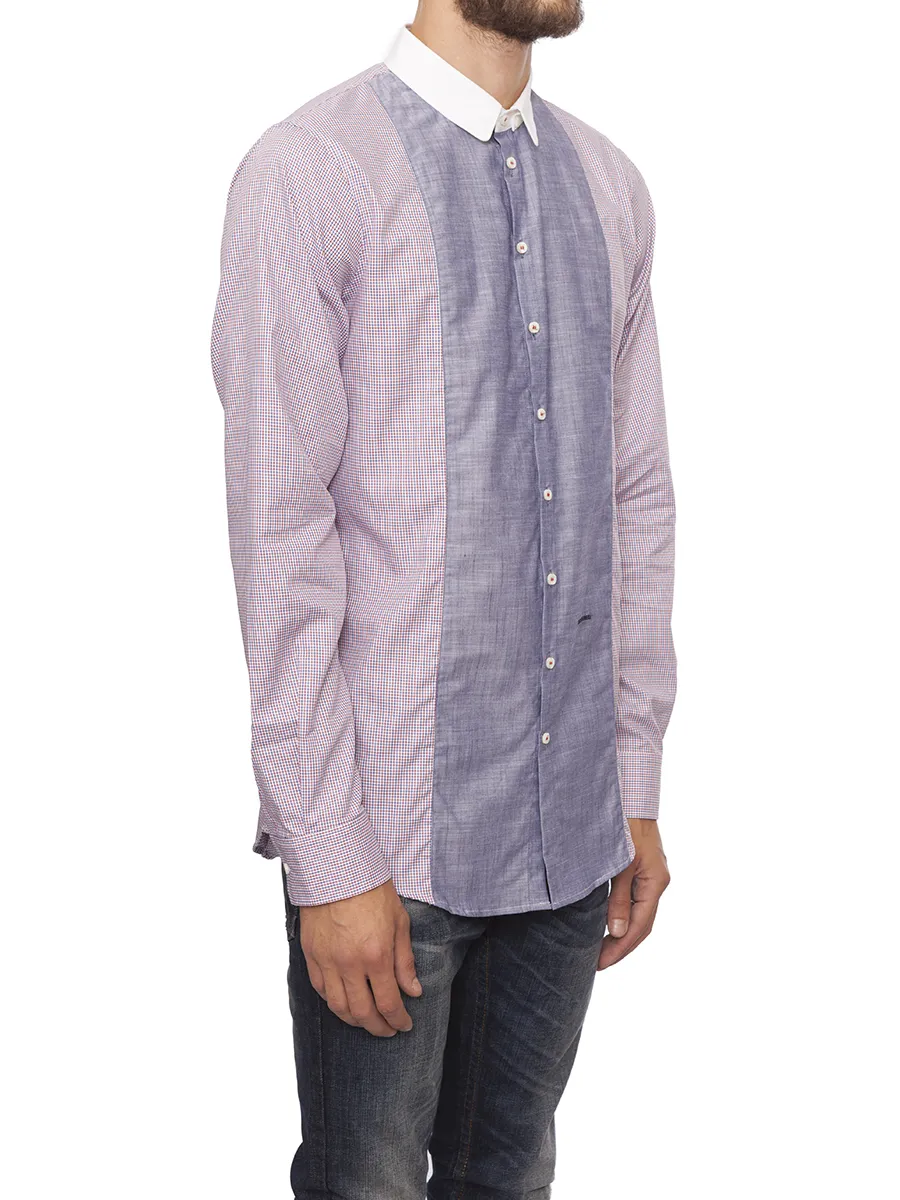 DSQUARED  CAMICIA IN POPELINE DI COTONE 