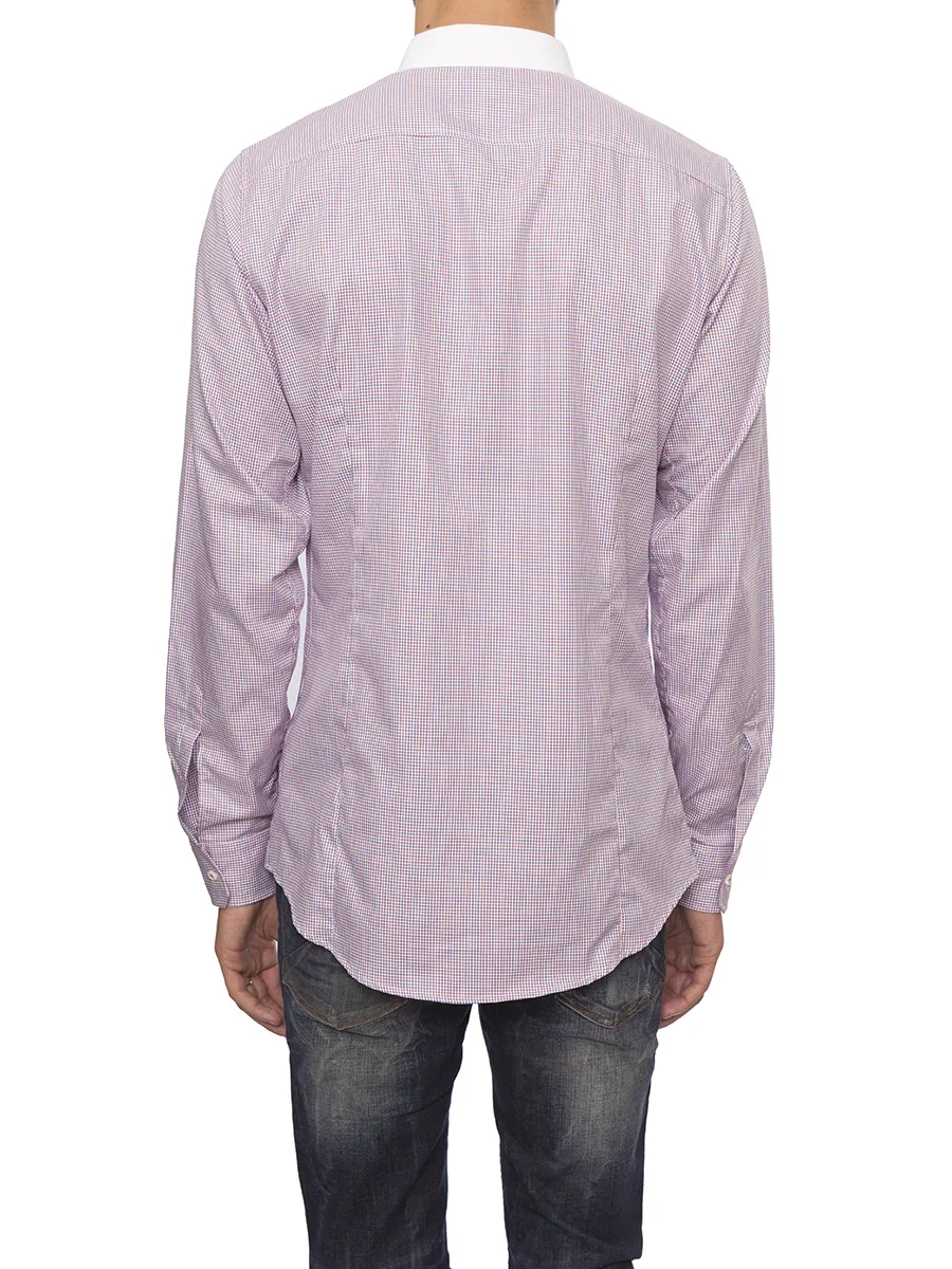 DSQUARED  CAMICIA IN POPELINE DI COTONE 