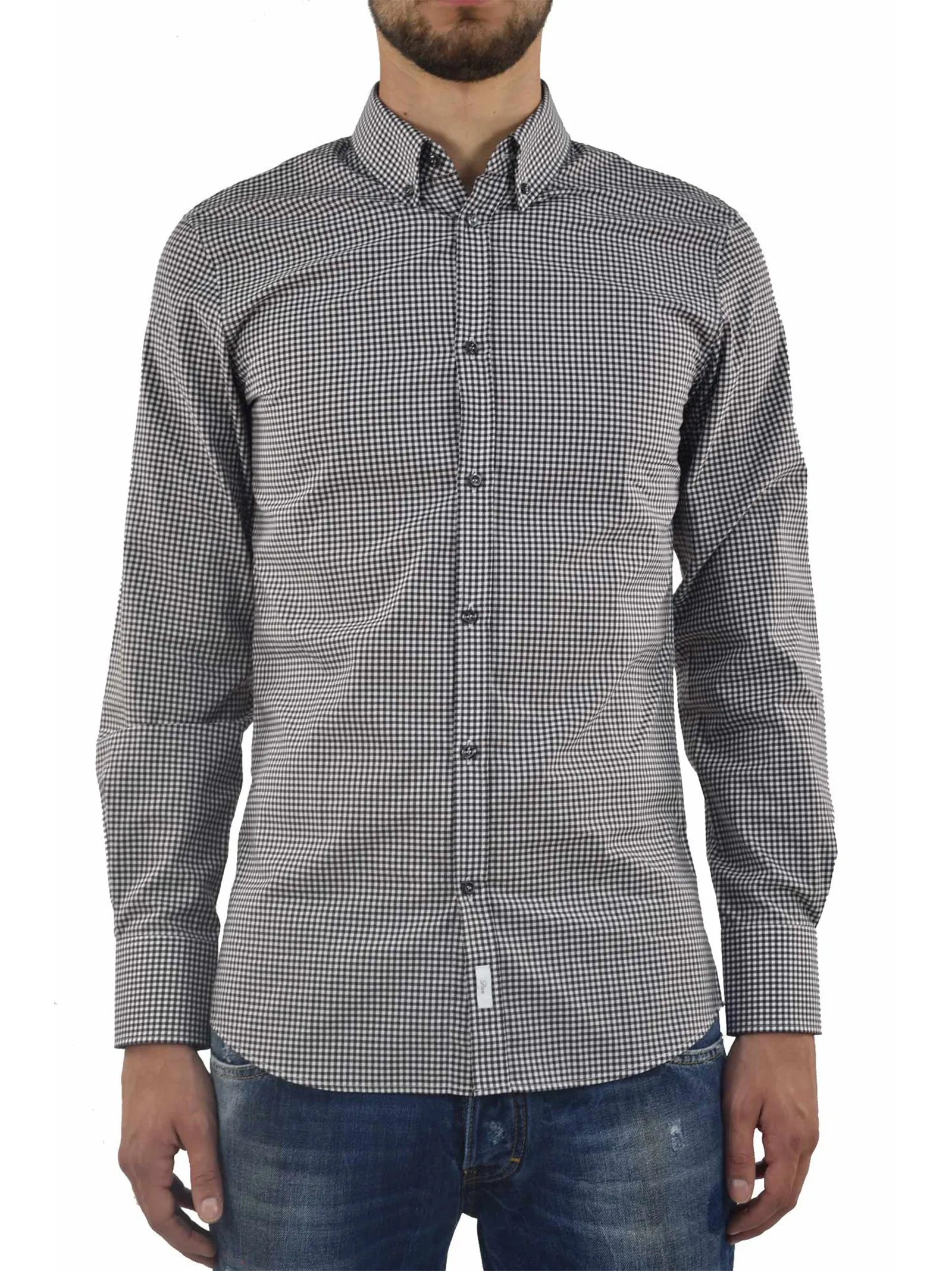Dsquared2 Camicia Marrone Uomo Quadretti Mod. S74DL0535S41785143