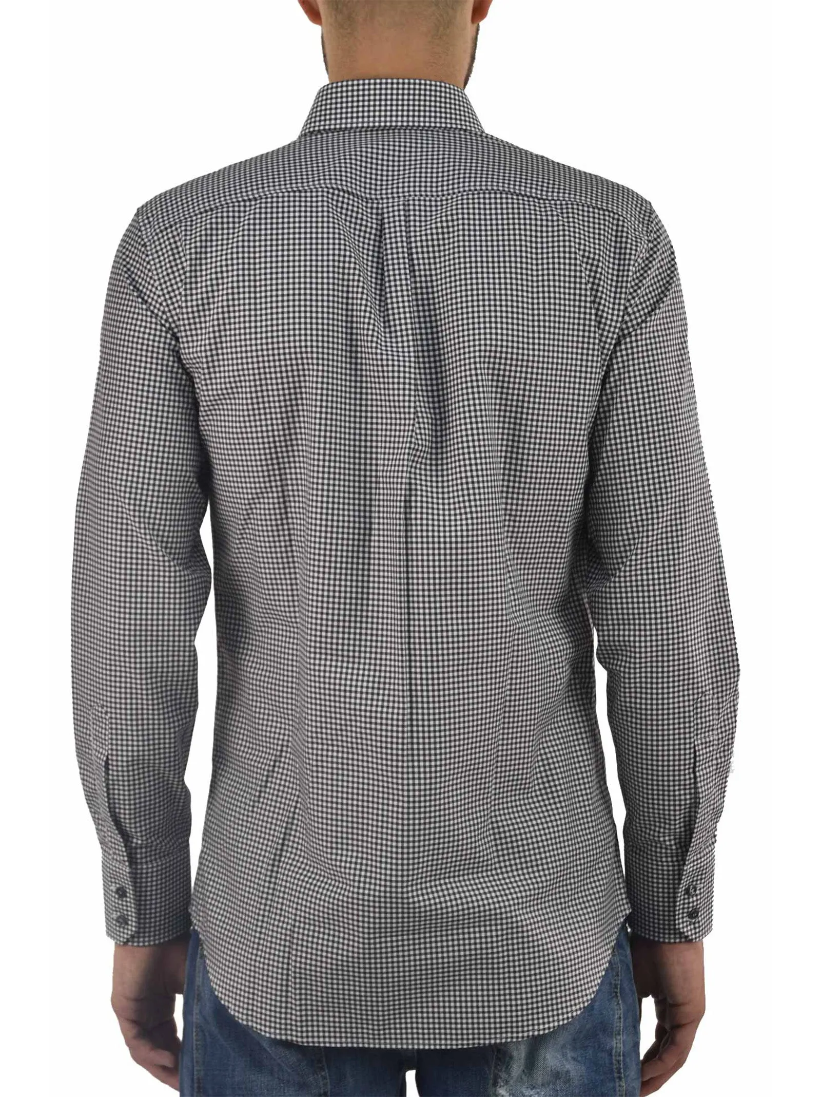Dsquared2 Camicia Marrone Uomo Quadretti Mod. S74DL0535S41785143