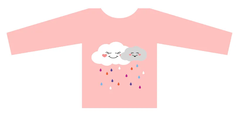 Elobaby- Maglietta Clouds