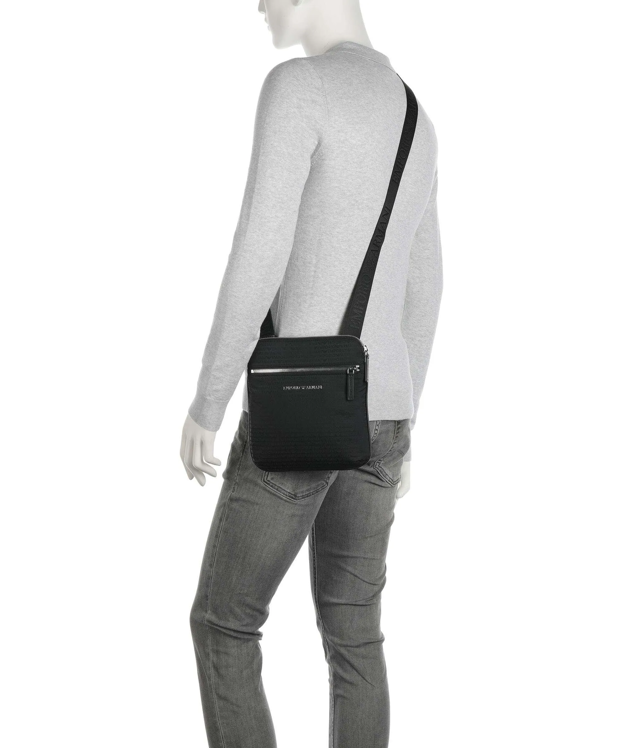  Emporio Armani Borsa a tracolla poliammide nero  