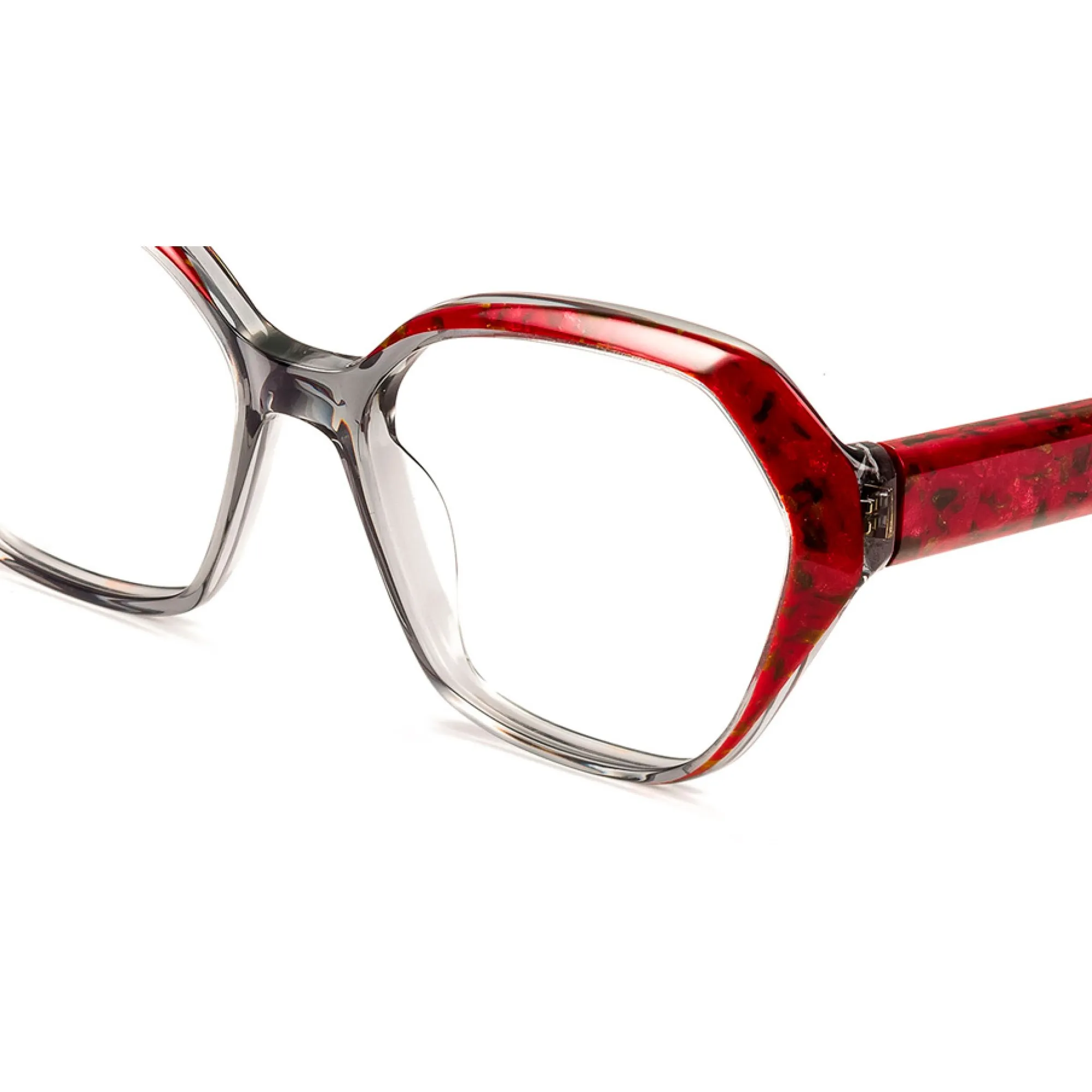   Etnia Barcelona PAVIA - GYRD Rosso Grigio | Occhiale Da Vista Donna 