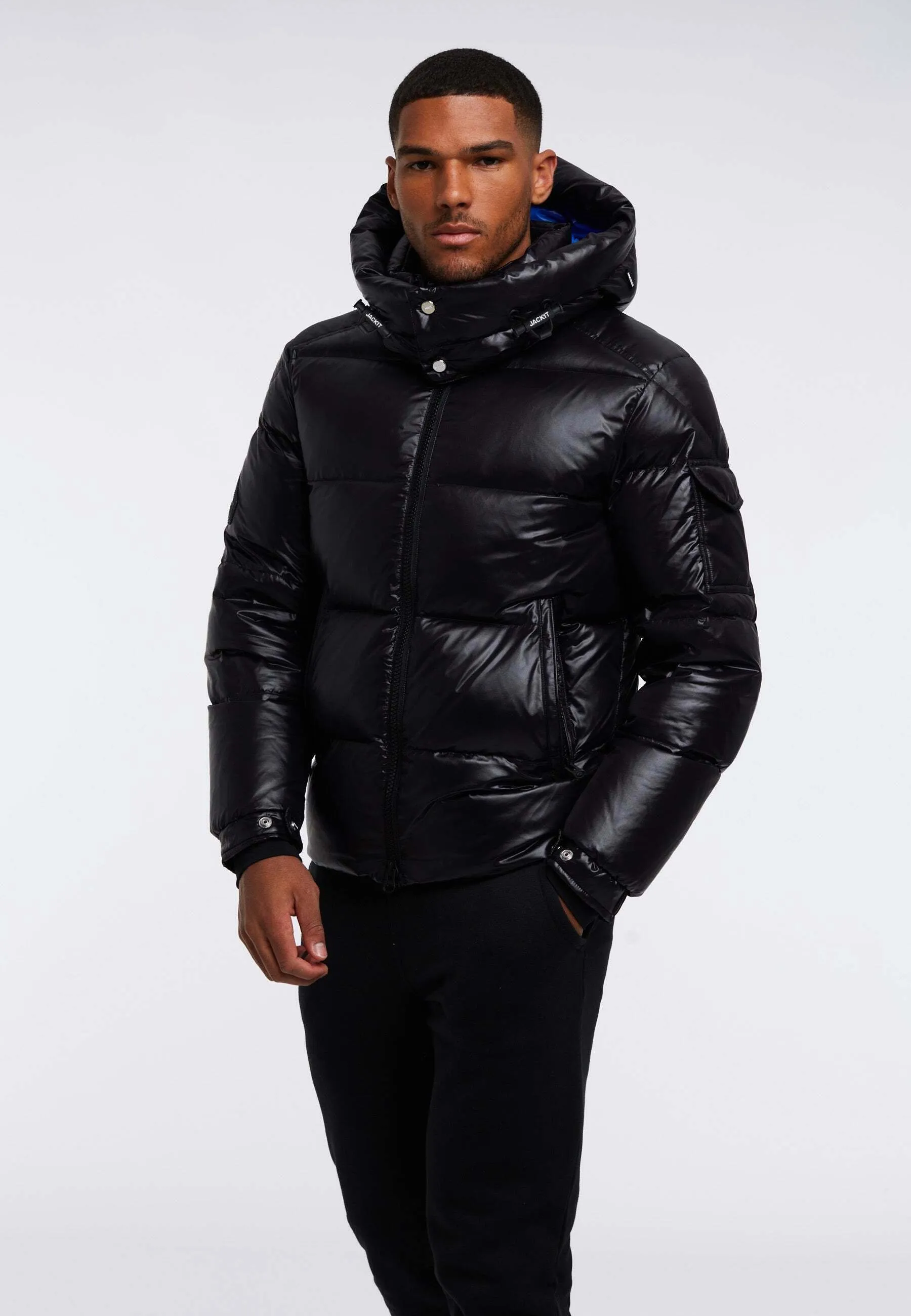 EZ PUFFER HOODED - Piumino
