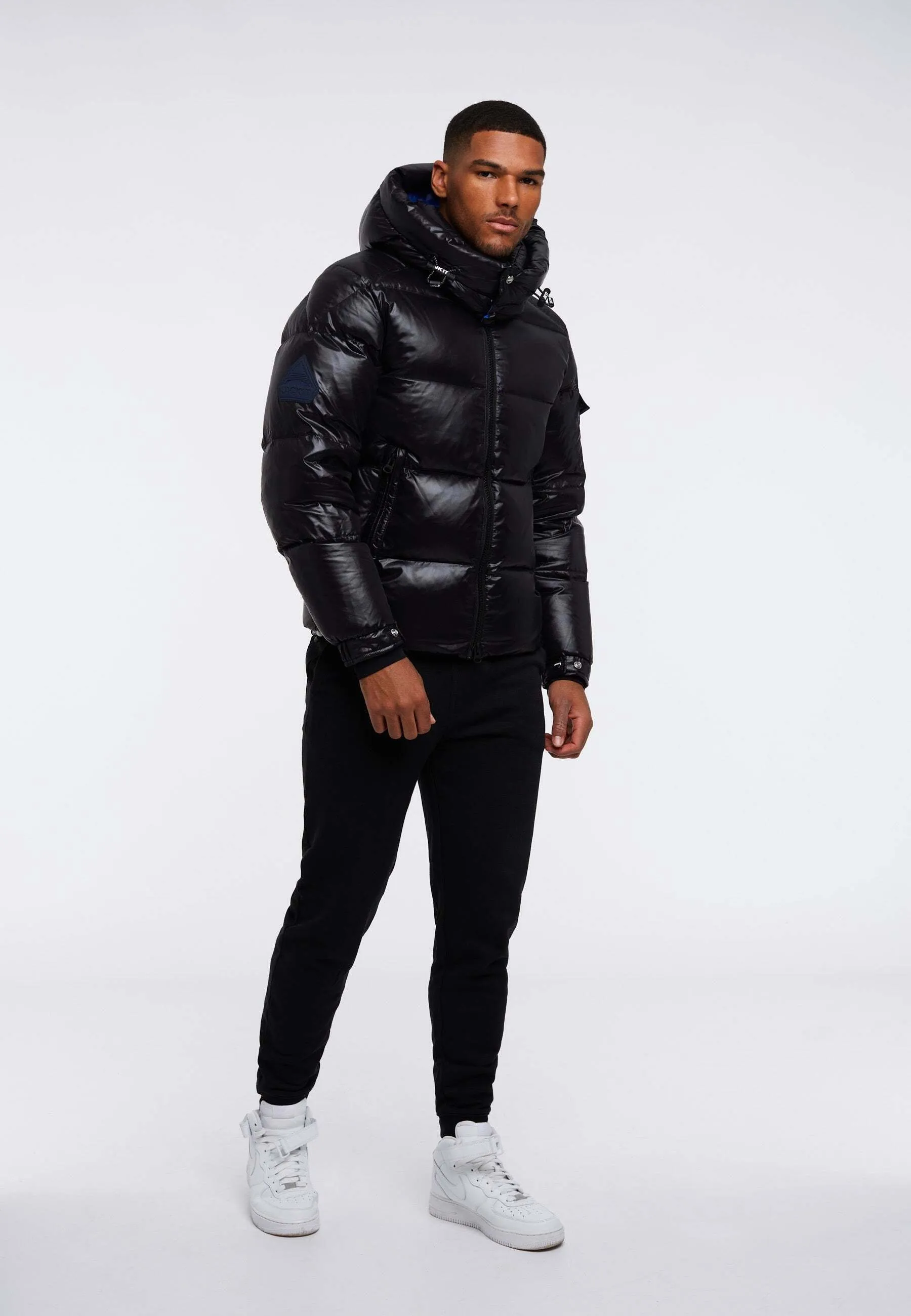 EZ PUFFER HOODED - Piumino