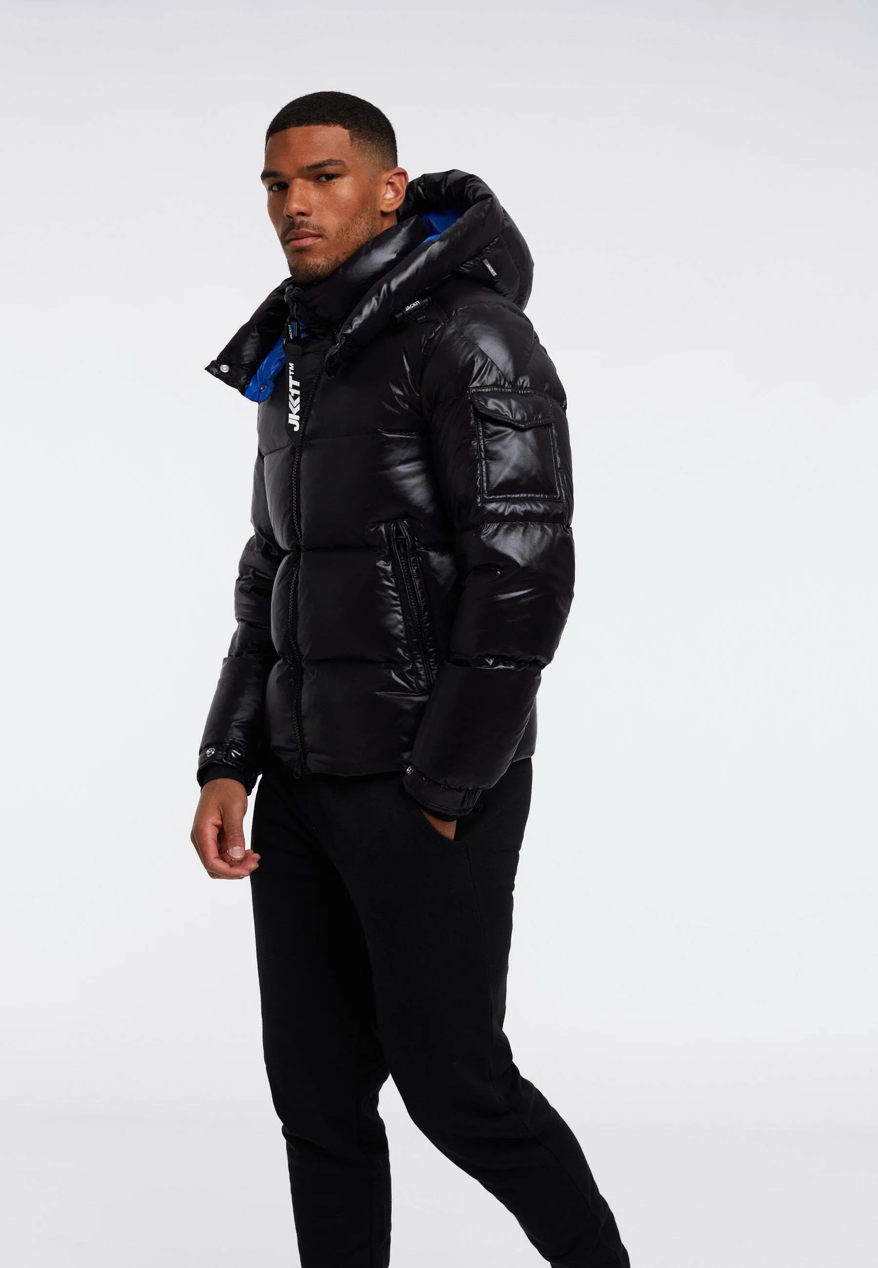 EZ PUFFER HOODED - Piumino