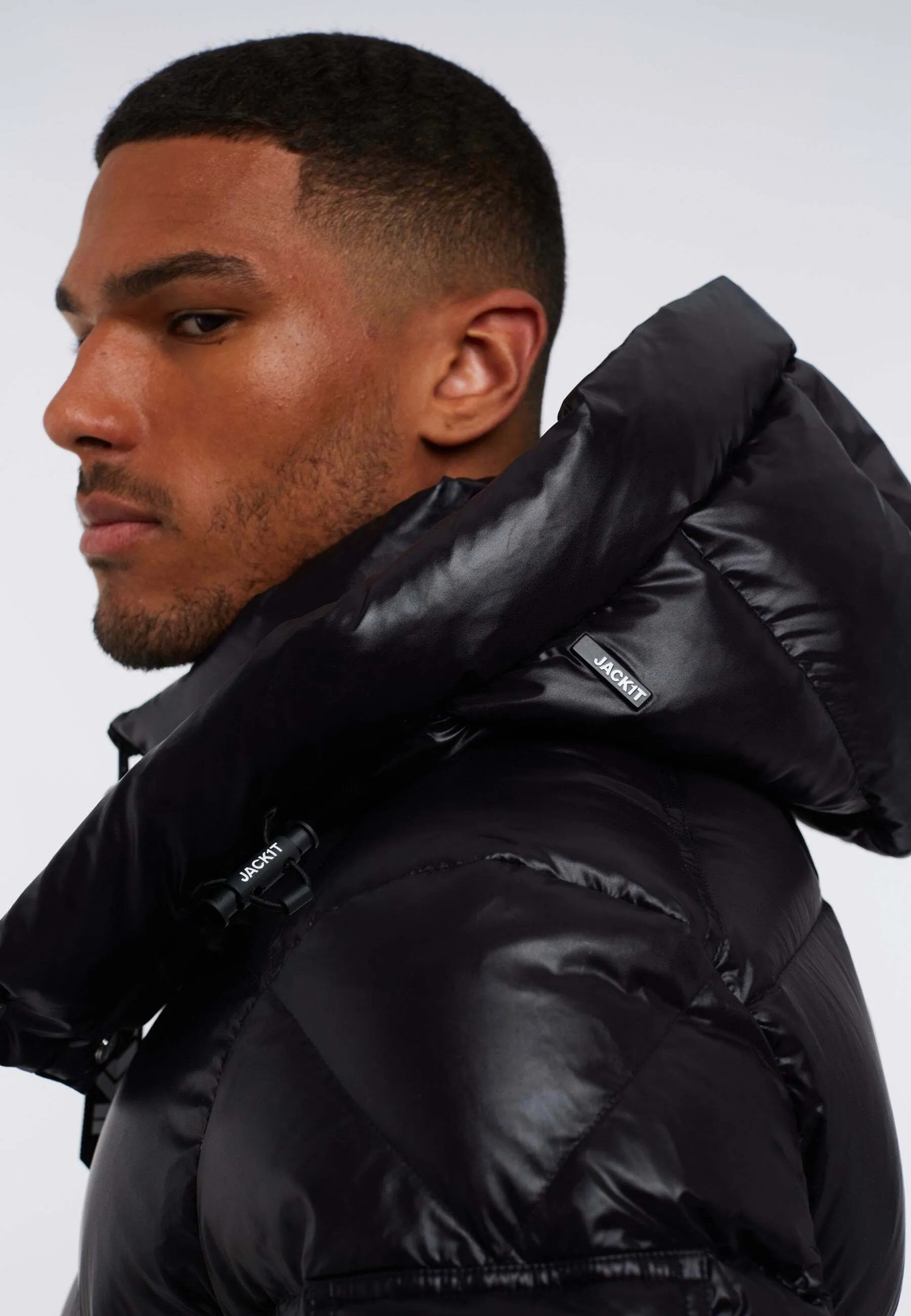 EZ PUFFER HOODED - Piumino