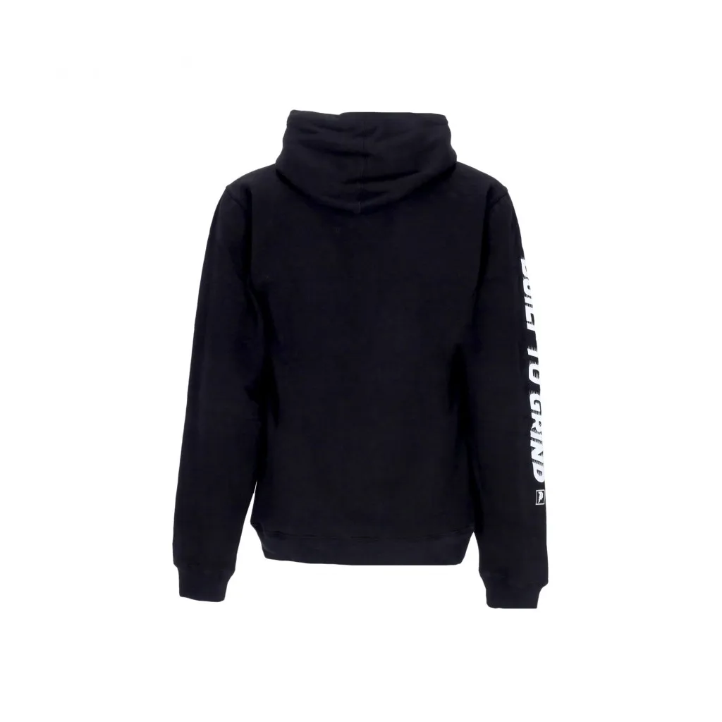 felpa cappuccio uomo bar hood x independent BLACK