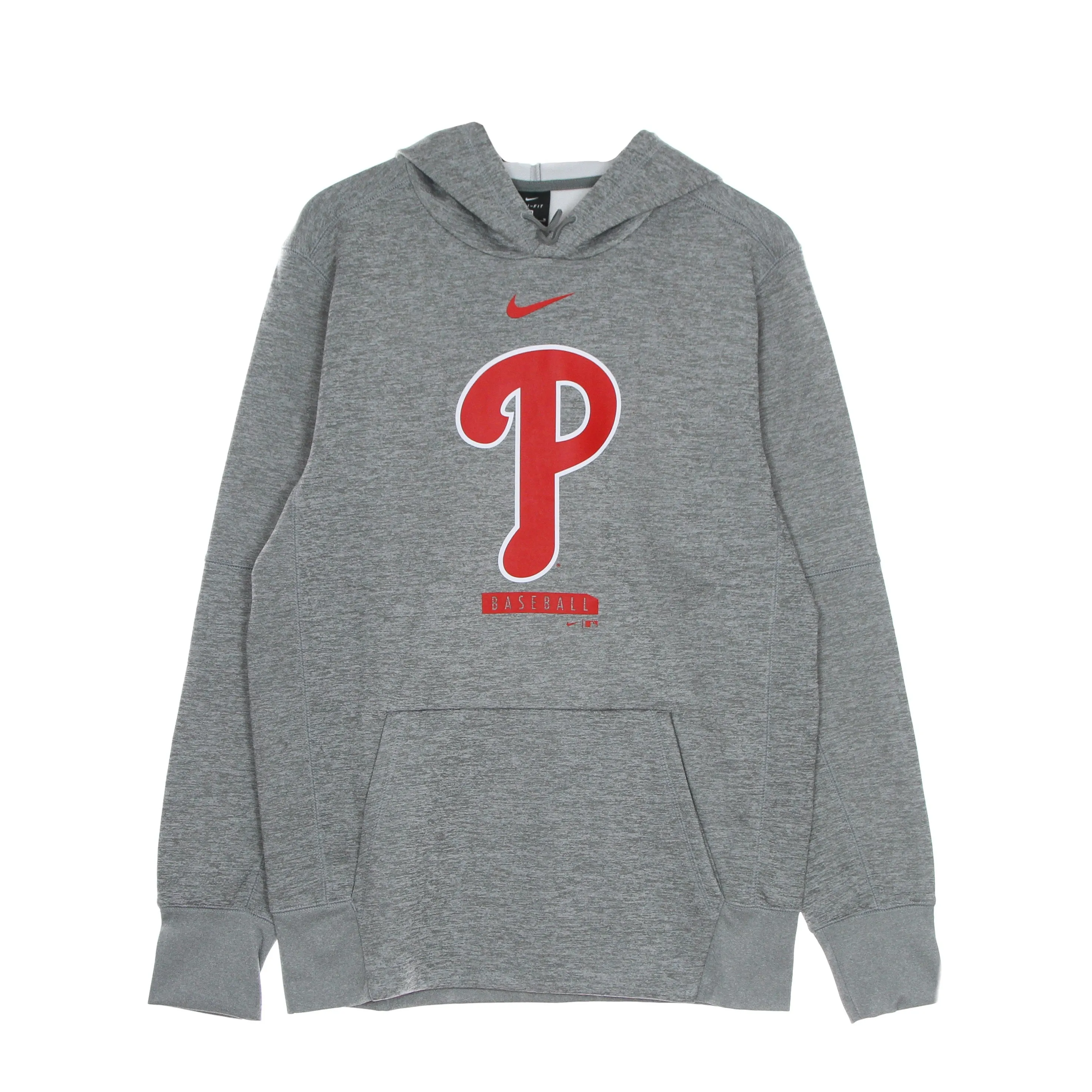 Felpa Cappuccio Uomo Mlb Logo Therma Performance Pullover Hoodie Phiphi Dark Grey Heather