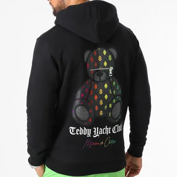 Felpa con cappuccio limitata a Gradient Nero