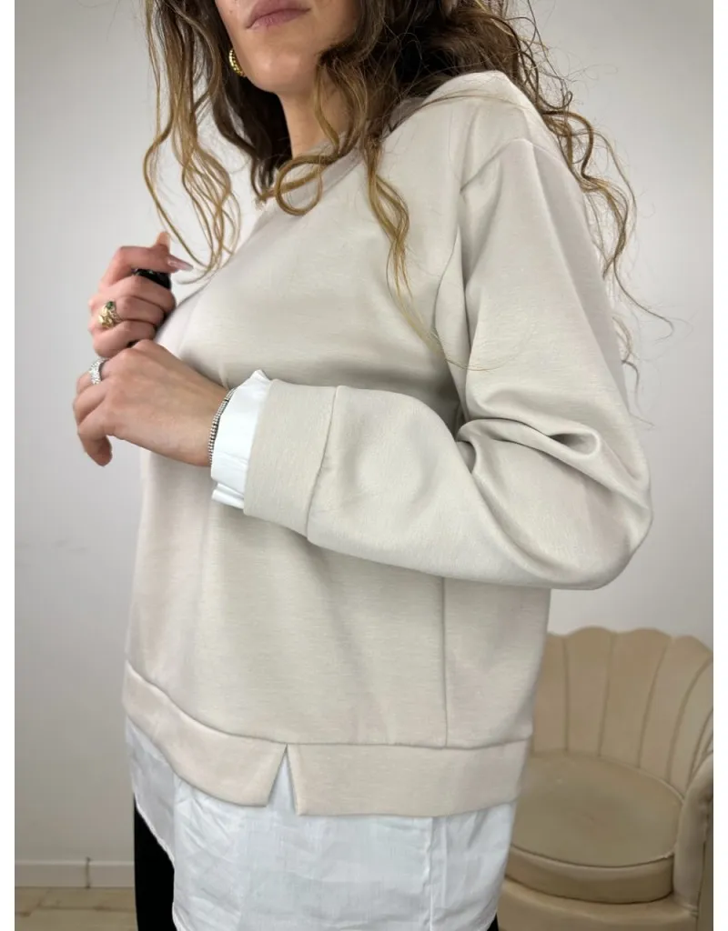 FELPA GIOVY BEIGE