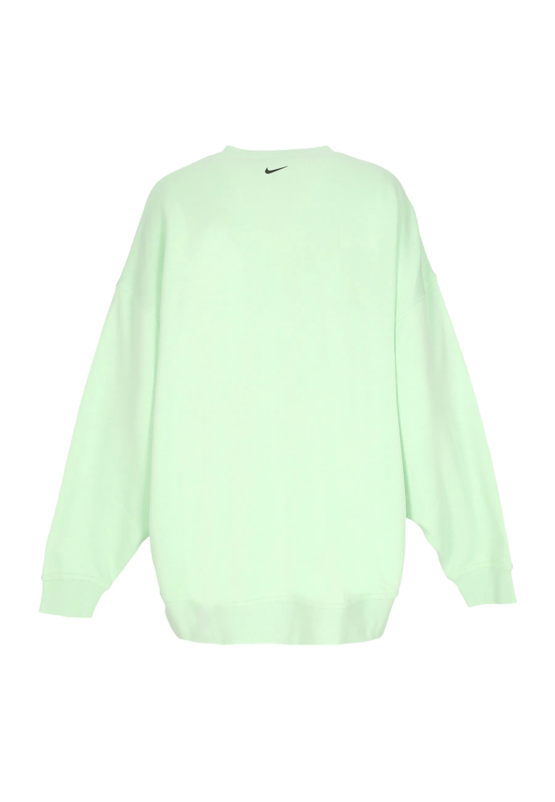 Felpa Girocollo Donna W Sportswear Swoosh Big Logo Crewneck Vapor Green/black