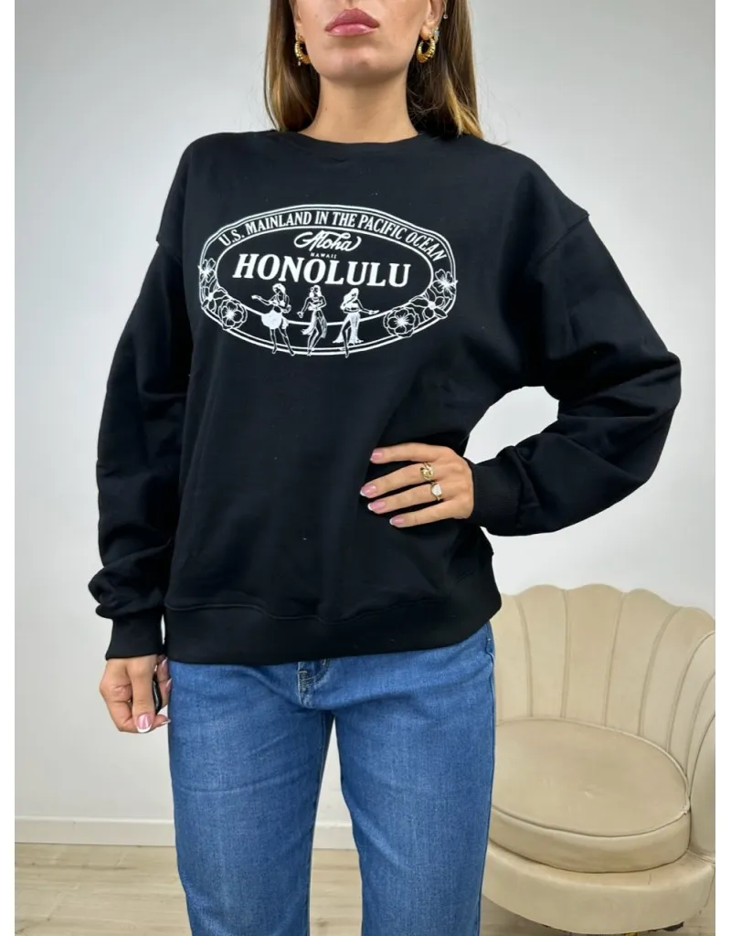 FELPA HONOLULU NERA
