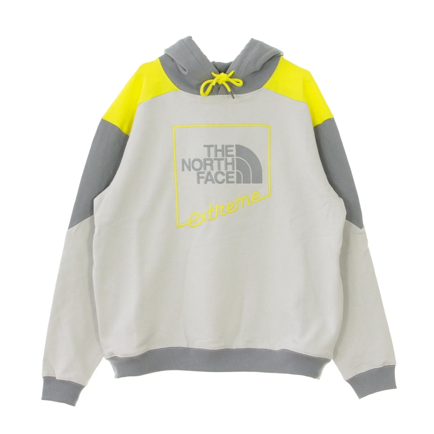 Felpa Leggera Cappuccio Uomo Xtreme Hoodie Grey/grey Heater/lemon