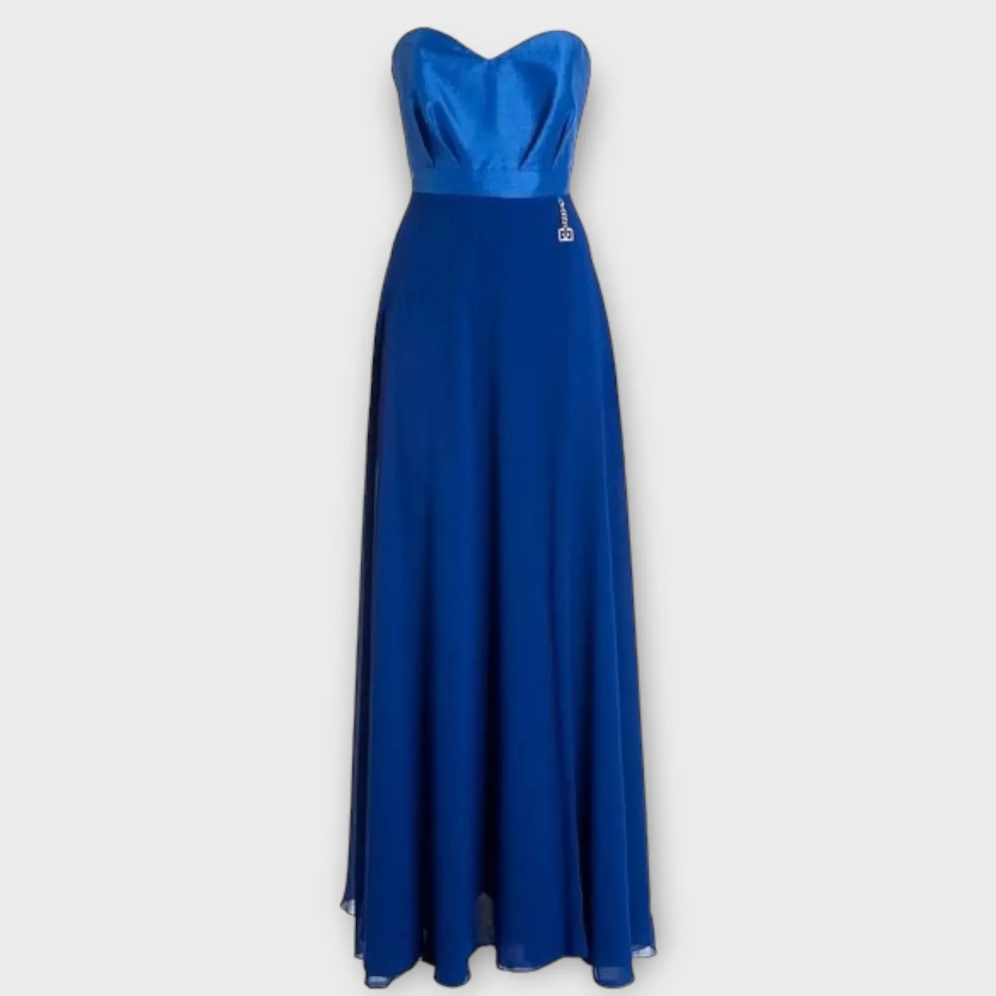 Fracomina – Vestito lungo bluette