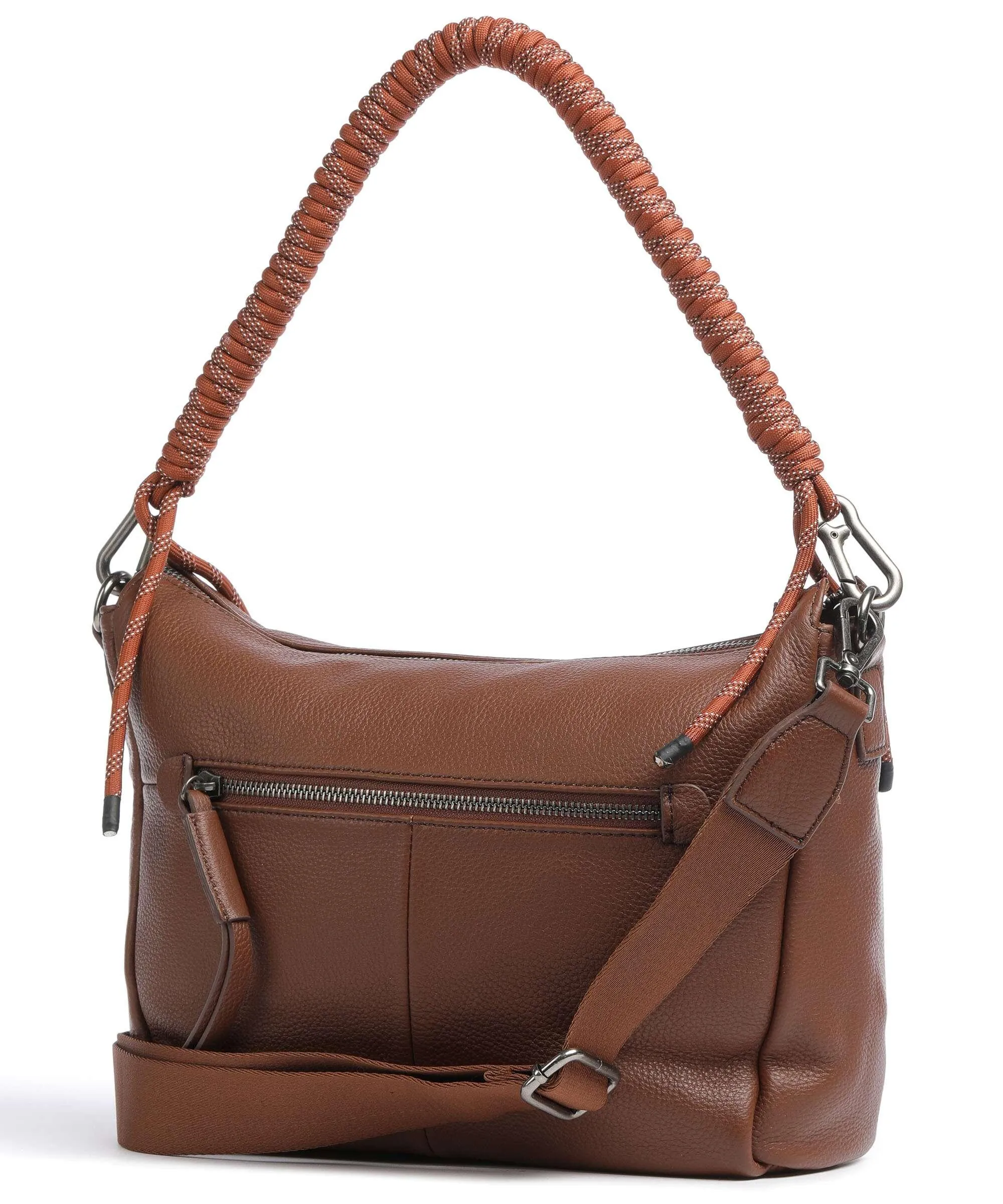  FredsBruder Nea Borsa hobo pelle di vacchetta grana marrone  