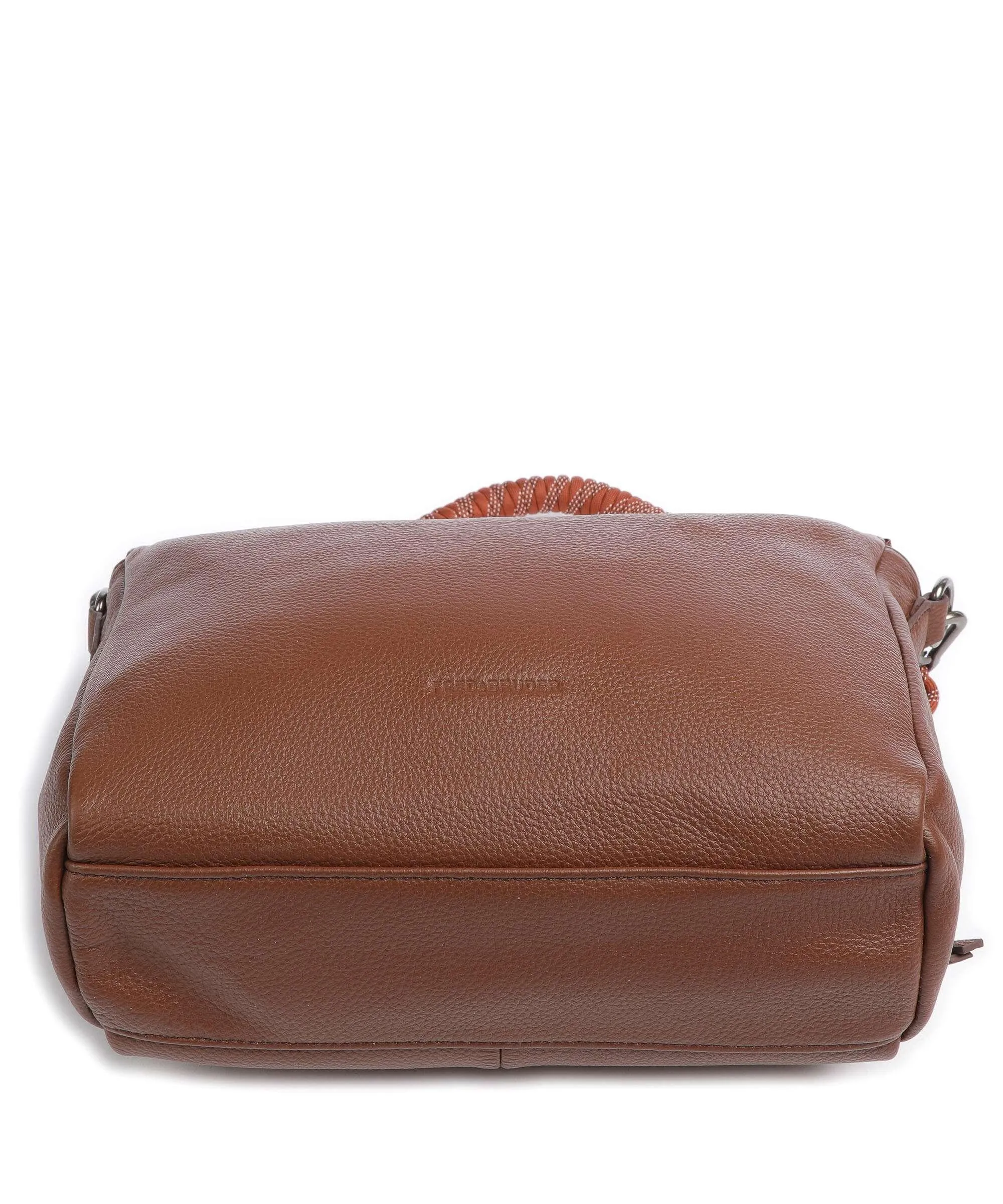  FredsBruder Nea Borsa hobo pelle di vacchetta grana marrone  